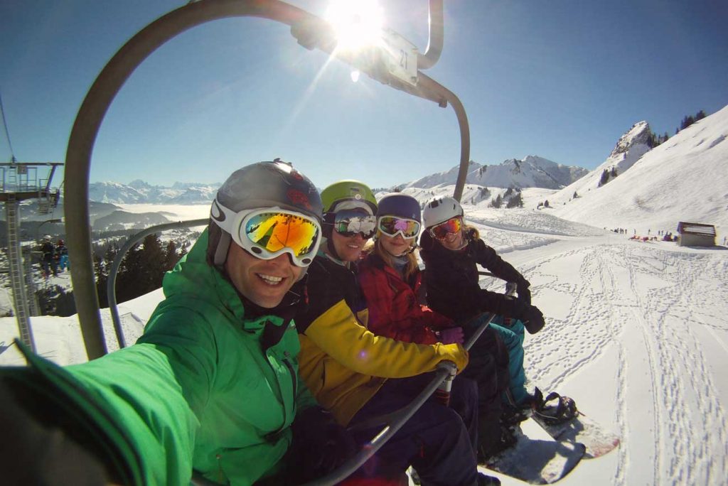 Snowboarding Holidays in Les Gets, France