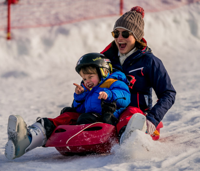 sledging in les gets
