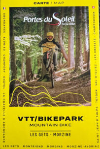 Les Gets bikepark trail map