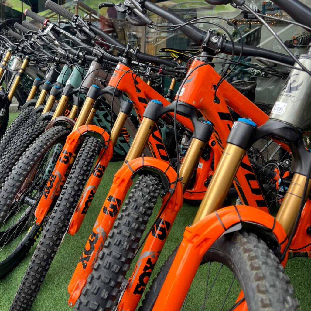 Mountain Bike Hire Downhill Bikes in Les Gets