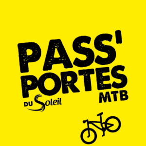 Riders enjoying breathtaking mountain trails at Pass'Portes du Soleil MTB Festival