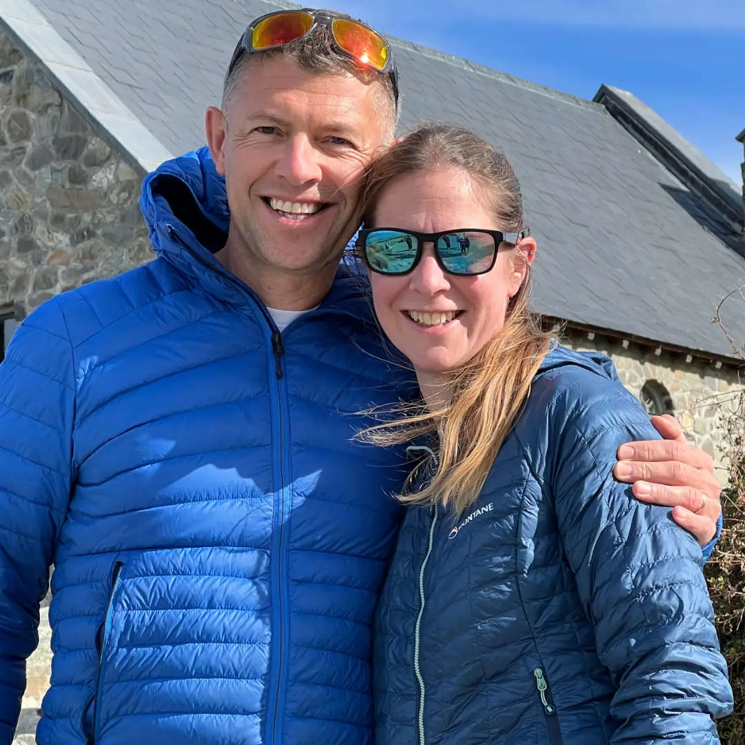 The owners of RushAdventures Chalet Holidays Chris and Beth Chapman
