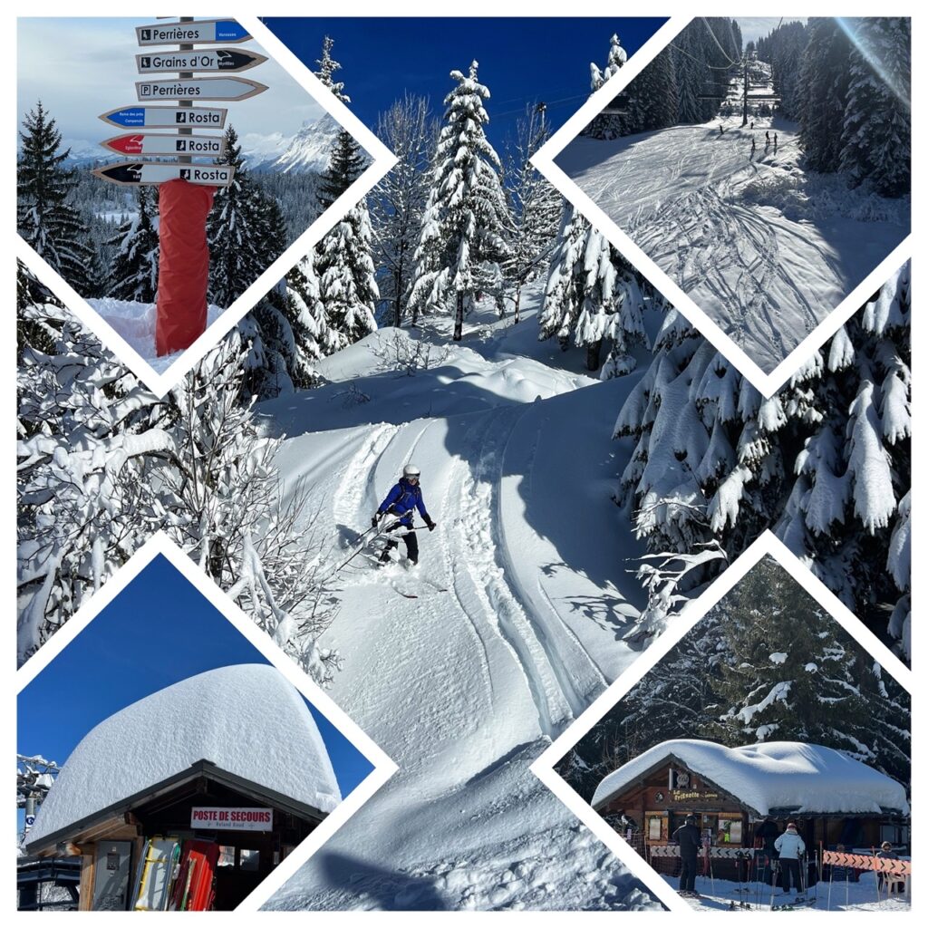 February Skiing in Les Gets