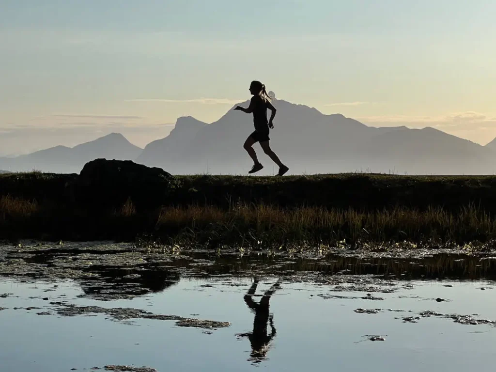 trail running lac joux plane
